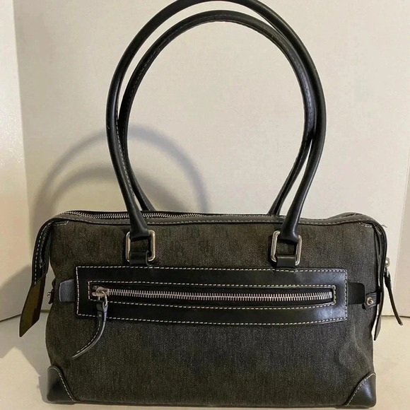 Dooney & Bourke DB signature print canvas bag - Picture 2 of 14